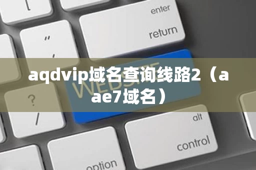 aqdvip域名查询线路2（aae7域名）
