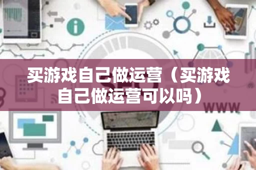 买游戏自己做运营（买游戏自己做运营可以吗）