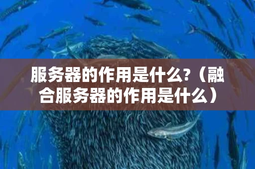 服务器的作用是什么?（融合服务器的作用是什么）