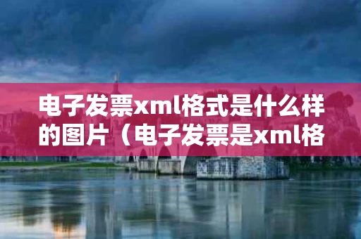 电子发票xml格式是什么样的图片（电子发票是xml格式怎么打印）