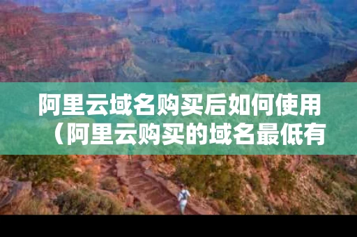 阿里云域名购买后如何使用（阿里云购买的域名最低有效期为多久）