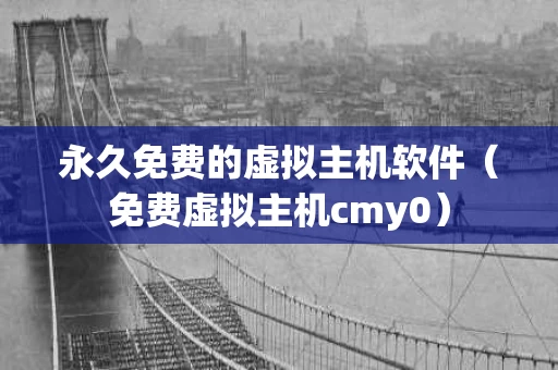 永久免费的虚拟主机软件（免费虚拟主机cmy0）