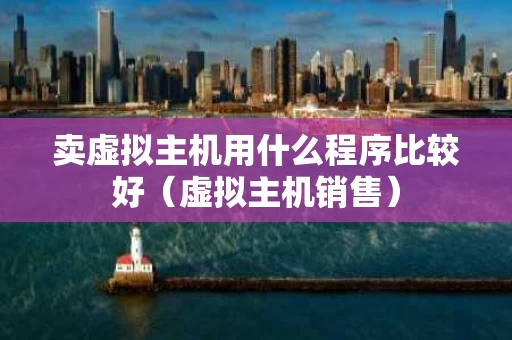 卖虚拟主机用什么程序比较好（虚拟主机销售）