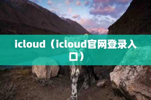 icloud（icloud官网登录入口）