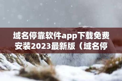 域名停靠软件app下载免费安装2023最新版（域名停靠软件app下载免费安装2023最新版）