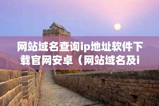 网站域名查询ip地址软件下载官网安卓（网站域名及ip地址）