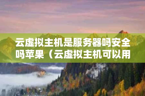 云虚拟主机是服务器吗安全吗苹果（云虚拟主机可以用来干什么）