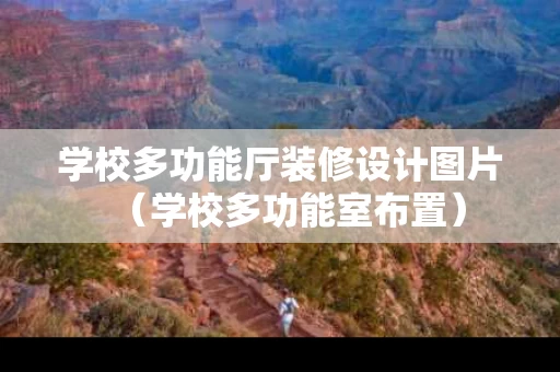 学校多功能厅装修设计图片（学校多功能室布置）