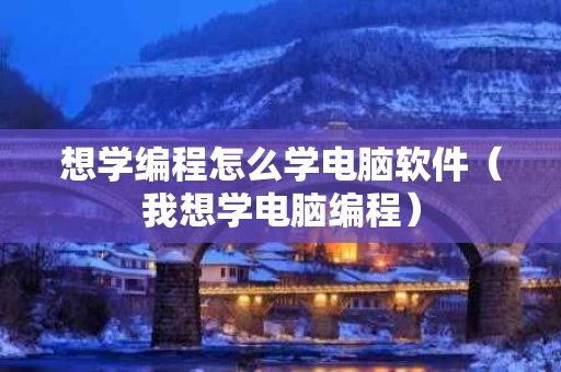 想学编程怎么学电脑软件（我想学电脑编程）