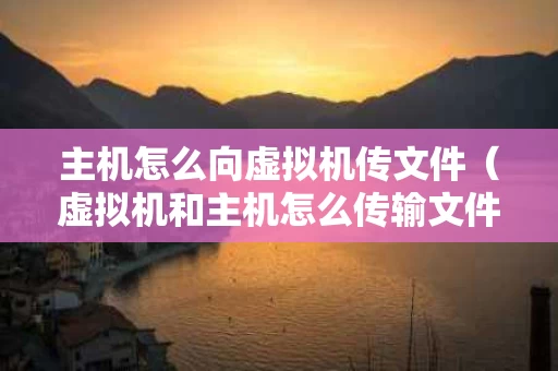 主机怎么向虚拟机传文件（虚拟机和主机怎么传输文件）