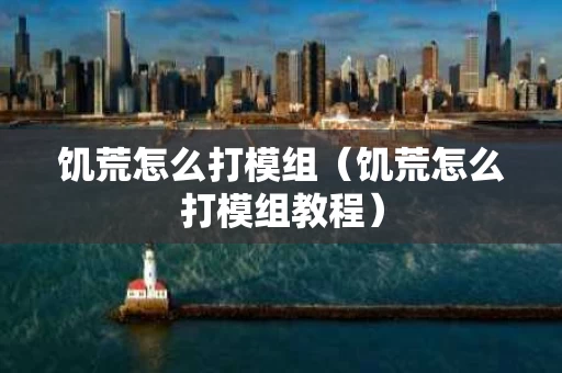饥荒怎么打模组（饥荒怎么打模组教程）