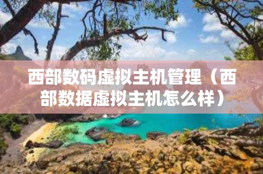 西部数码虚拟主机管理（西部数据虚拟主机怎么样）