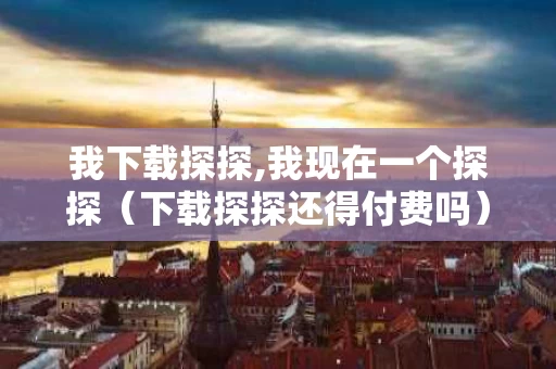 我下载探探,我现在一个探探（下载探探还得付费吗）