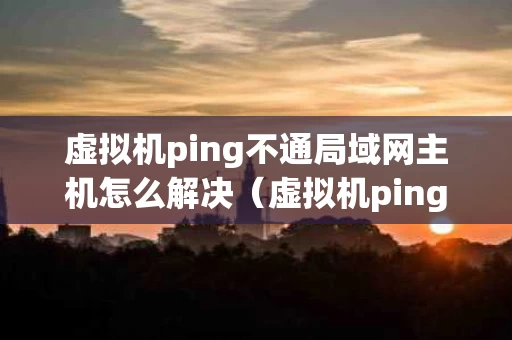 虚拟机ping不通局域网主机怎么解决（虚拟机ping不通虚拟机怎么解决）