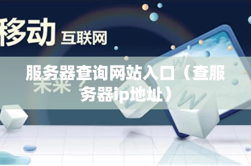服务器查询网站入口（查服务器ip地址）