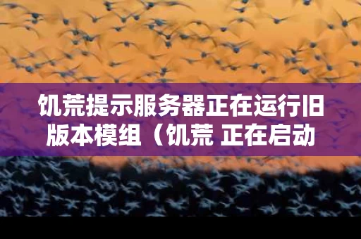 饥荒提示服务器正在运行旧版本模组（饥荒 正在启动服务器）