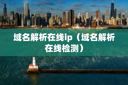 域名解析在线ip（域名解析在线检测）