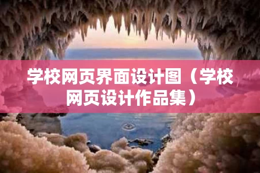 学校网页界面设计图（学校网页设计作品集）