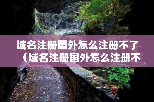域名注册国外怎么注册不了（域名注册国外怎么注册不了呢）