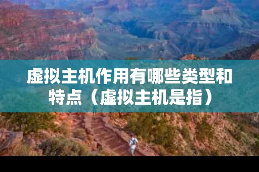 虚拟主机作用有哪些类型和特点（虚拟主机是指）