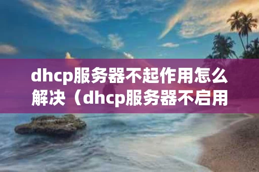 dhcp服务器不起作用怎么解决（dhcp服务器不启用会怎么样）