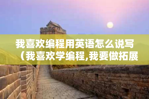 我喜欢编程用英语怎么说写（我喜欢学编程,我要做拓展任务）