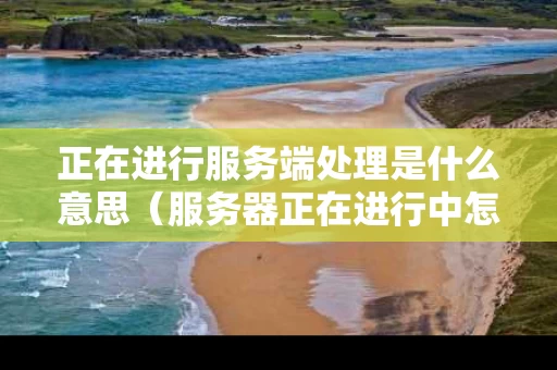 正在进行服务端处理是什么意思（服务器正在进行中怎么办）