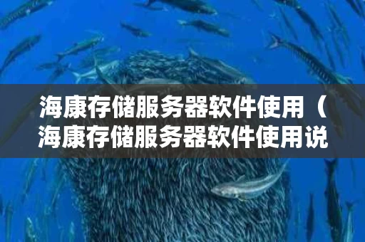海康存储服务器软件使用（海康存储服务器软件使用说明）