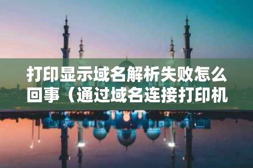 打印显示域名解析失败怎么回事（通过域名连接打印机）