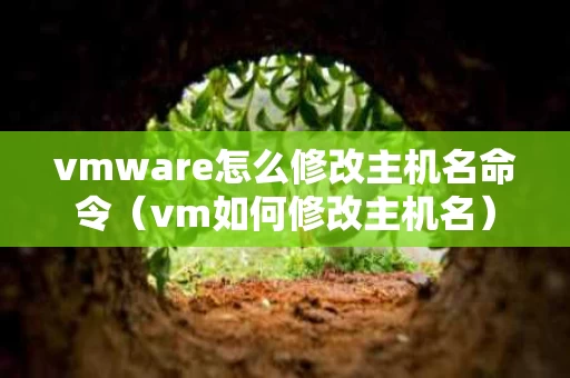 vmware怎么修改主机名命令（vm如何修改主机名）