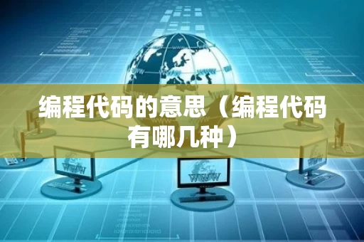 编程代码的意思（编程代码有哪几种）