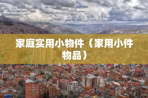 家庭实用小物件（家用小件物品）