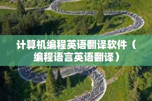 计算机编程英语翻译软件（编程语言英语翻译）