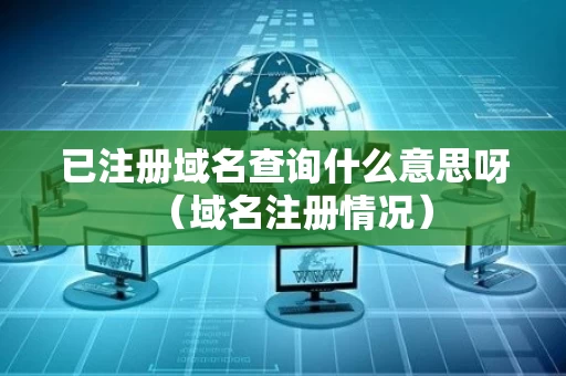 已注册域名查询什么意思呀（域名注册情况）
