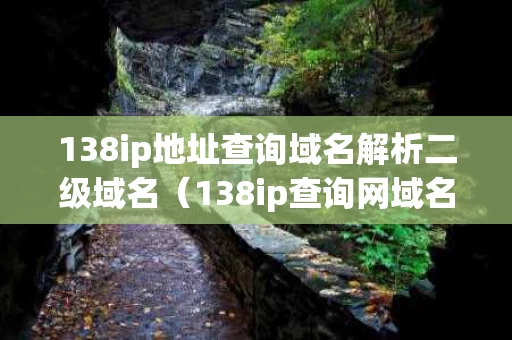 138ip地址查询域名解析二级域名（138ip查询网域名解析）