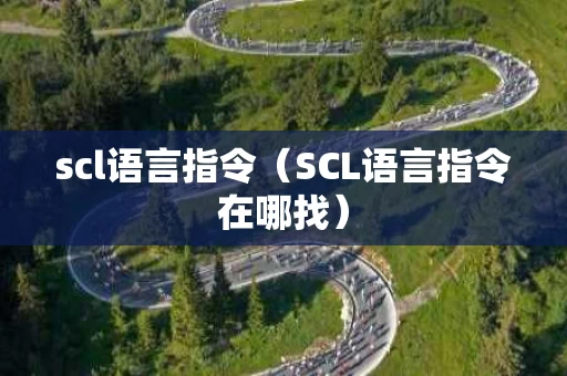scl语言指令（SCL语言指令在哪找）