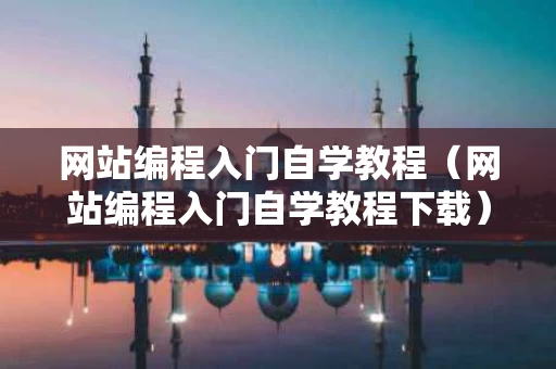 网站编程入门自学教程（网站编程入门自学教程下载）
