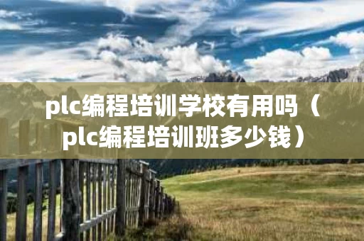 plc编程培训学校有用吗（plc编程培训班多少钱）