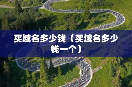 买域名多少钱（买域名多少钱一个）