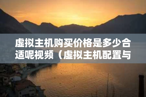 虚拟主机购买价格是多少合适呢视频（虚拟主机配置与价格）