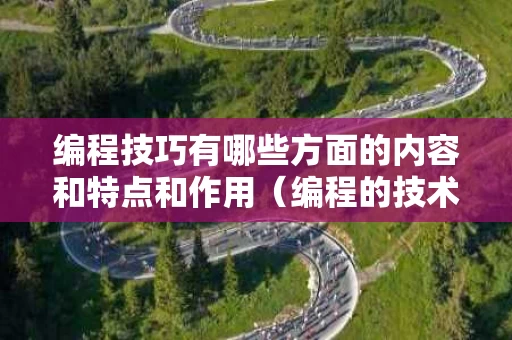 编程技巧有哪些方面的内容和特点和作用（编程的技术）