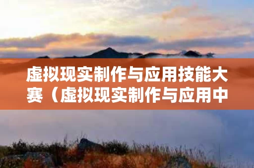虚拟现实制作与应用技能大赛（虚拟现实制作与应用中职技能大赛）