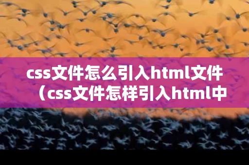 css文件怎么引入html文件（css文件怎样引入html中）