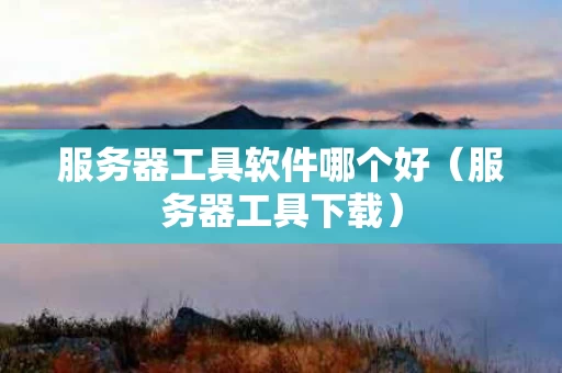 服务器工具软件哪个好（服务器工具下载）