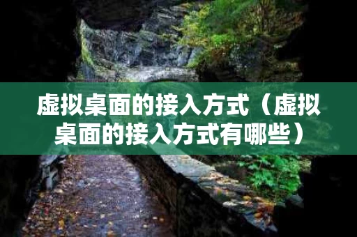 虚拟桌面的接入方式（虚拟桌面的接入方式有哪些）
