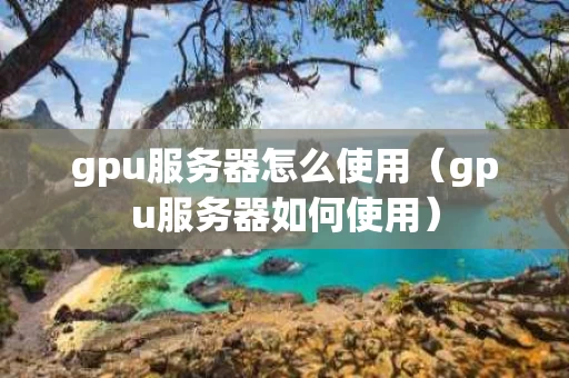 gpu服务器怎么使用（gpu服务器如何使用）