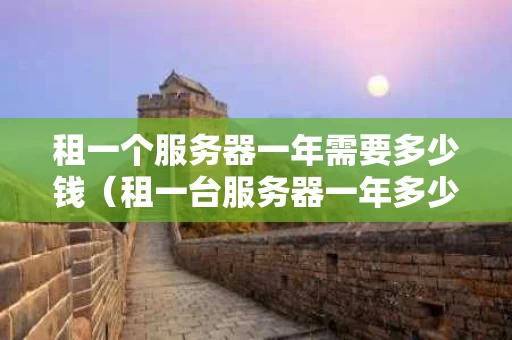 租一个服务器一年需要多少钱（租一台服务器一年多少钱）