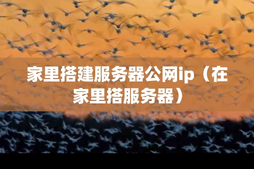 家里搭建服务器公网ip（在家里搭服务器）