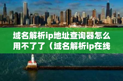 域名解析ip地址查询器怎么用不了了（域名解析ip在线查询）