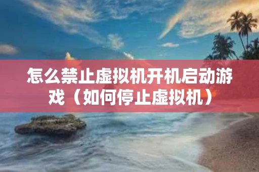 怎么禁止虚拟机开机启动游戏（如何停止虚拟机）